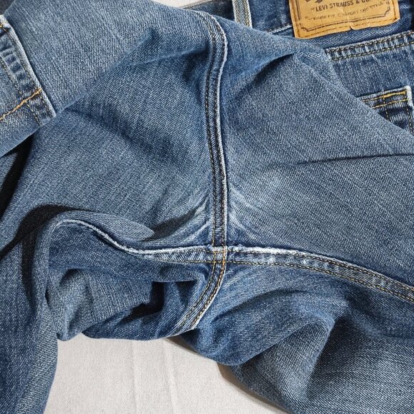 Signature by Levi Strauss jeans men's size W44/L32 denim blue colour bootcut - Picture 12 of 15